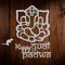 Happy Gudi Padwa Ganesha Wall Stickers Gudi Padwa Cutout for Backdrop Indian Religious Spiritual Home Styling Traditional Decor Ganesh Backdrop Housewarming Return Gift